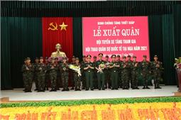 Lễ xuất quân Đội tuyển xe tăng tham gia Army Games 2021